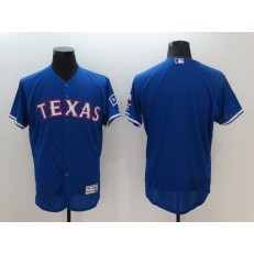 MLB Texas Rangers Blank Royal Blue 2016 Flexbase Majestic Baseball Men Jersey