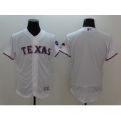MLB Texas Rangers Blank White 2016 Flexbase Men Jersey