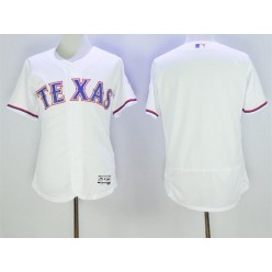 MLB Texas Rangers Blank White Home 2016 Flexbase Majestic Baseball Men Jersey