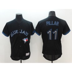 MLB Toronto Blue Jays 11 Kevin Pillar Black Fashion Flexbase Authentic Collection Stitched Men Jersey
