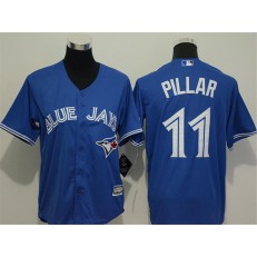 MLB Toronto Blue Jays 11 Kevin Pillar Blue New Cool Base Jersey