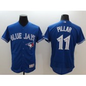 MLB Toronto Blue Jays 11 Kevin Pillar Retired Blue 2016 Flexbase Majestic Baseball Men Jersey