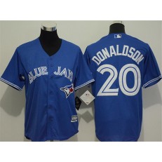 MLB Toronto Blue Jays 20 Josh Donaldson Blue New Cool Base Jersey