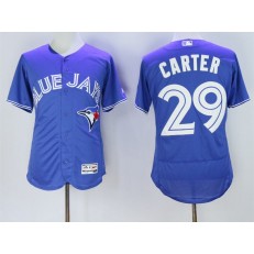 MLB Toronto Blue Jays 29 Joe Carter Blue Flexbase 2016 Player Men Jersey