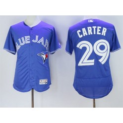 MLB Toronto Blue Jays 29 Joe Carter Blue Flexbase 2016 Player Men Jersey