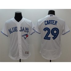 MLB Toronto Blue Jays 29 Joe Carter Retired White 2016 Flexbase Majestic Baseball Men Jersey