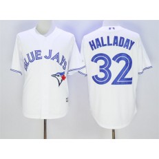 MLB Toronto Blue Jays 32 Roy Halladay White New Cool Base Men Jersey