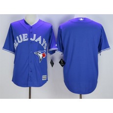 MLB Toronto Blue Jays Blank Blue New Cool Base 40th Anniversary Baseball Men Jersey