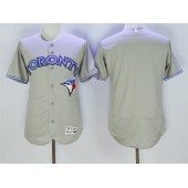 MLB Toronto Blue Jays Blank Grey Flexbase Authentic Collection Men Jersey