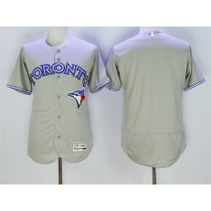 MLB Toronto Blue Jays Blank Grey Flexbase Authentic Collection Men Jersey