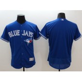 MLB Toronto Blue Jays Blank Retired Blue 2016 Flexbase Majestic Baseball Men Jersey