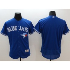 MLB Toronto Blue Jays Blank Retired Blue 2016 Flexbase Majestic Baseball Men Jersey
