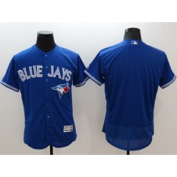 MLB Toronto Blue Jays Blank Retired Blue 2016 Flexbase Majestic Baseball Men Jersey