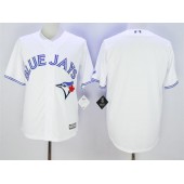 MLB Toronto Blue Jays Blank White New Cool Base Men Jersey