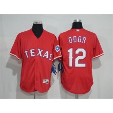 MLB Texas Rangers 12 Red 2016 Flexbase Stitched Baseball Men Jersey