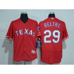 MLB Texas Rangers 29 Adrian Beltre Red 2016 Flexbase Stitched Baseball Men Jersey