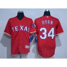 MLB Texas Rangers 34 Red 2016 Flexbase Stitched Baseball Men Jersey