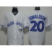 MLB Toronto Blue Jays 20 Josh Donaldson Home White New Cool Base Men Jersey