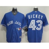 MLB Toronto Blue Jays 43 R.A. Dickey Blue New Cool Base Jersey
