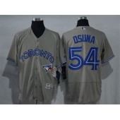 MLB Toronto Blue Jays 54 Roberto Osuna Gray Road 2016 Flexbase Majestic Baseball Men Jersey