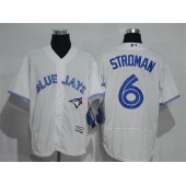 MLB Toronto Blue Jays 6 Marcus Stroman White Home 2016 Flexbase Majestic Baseball Men Jersey