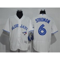 MLB Toronto Blue Jays 6 Marcus Stroman White Home 2016 Flexbase Majestic Baseball Men Jersey