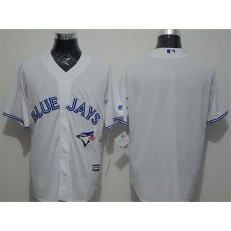 MLB Toronto Blue Jays Blank Home White New Cool Base Men Jersey