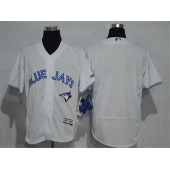 MLB Toronto Blue Jays Blank White Home 2016 Flexbase Majestic Baseball Men Jersey