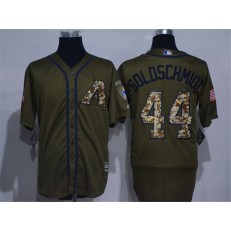 MLB Arizona Diamondbacks 44 Paul Goldschmidt Green Salute to Service Men Jersey