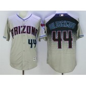 MLB Arizona Diamondbacks 44 Paul Goldschmidt Retired Gray Capri 2016 Flexbase Majestic Baseball Men Jersey