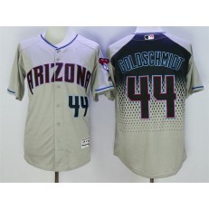 MLB Arizona Diamondbacks 44 Paul Goldschmidt Retired Gray Capri 2016 Flexbase Majestic Baseball Men Jersey