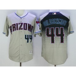 MLB Arizona Diamondbacks 44 Paul Goldschmidt Retired Gray Capri 2016 Flexbase Majestic Baseball Men Jersey