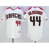 MLB Arizona Diamondbacks 44 Paul Goldschmidt Retired Home White Brick 2016 Flexbase Majestic Baseball Men Jersey