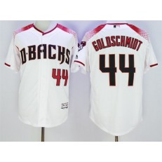 MLB Arizona Diamondbacks 44 Paul Goldschmidt Retired Home White Brick 2016 Flexbase Majestic Baseball Men Jersey
