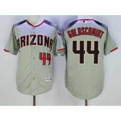 MLB Arizona Diamondbacks 44 Paul Goldschmidt Retired Road Gray Brick 2016 Flexbase Majestic Baseball Men Jersey