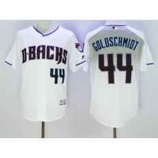 MLB Arizona Diamondbacks 44 Paul Goldschmidt Retired White Capri 2016 Flexbase Majestic Baseball Men Jersey