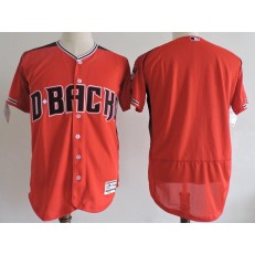 MLB Arizona Diamondbacks Blank 2017 Red Stitched Majestic Flex Base Men Jersey