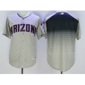 MLB Arizona Diamondbacks Blank Retired Gray Capri 2016 Flexbase Majestic Baseball Men Jersey