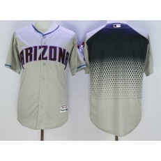 MLB Arizona Diamondbacks Blank Retired Gray Capri 2016 Flexbase Majestic Baseball Men Jersey