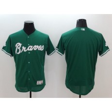 MLB Atlanta Braves Blank Green Celtic Flexbase Men Jersey