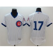 MLB Chicago Cubs 17 Kris Bryant No Name White Pullover 2016 Flexbase Majestic Baseball Men Jersey