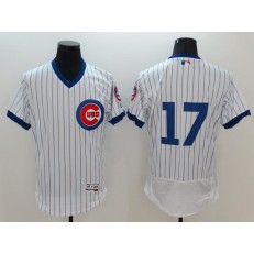 MLB Chicago Cubs 17 Kris Bryant No Name White Pullover 2016 Flexbase Majestic Baseball Men Jersey