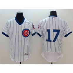 MLB Chicago Cubs 17 Kris Bryant No Name White Pullover 2016 Flexbase Majestic Baseball Men Jersey