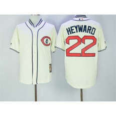 MLB Chicago Cubs 22 Jason Heyward Cream 1929 Majestic Cooperstown Collection Throwback Men Jersey