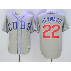 MLB Chicago Cubs 22 Jason Heyward Gray Alternate 2015 Cool Base Men Jersey
