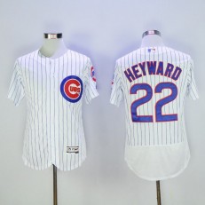 MLB Chicago Cubs 22 Jason Heyward White Home 100th Anniversary 2016 Flexbase Majestic Baseball Men Jersey