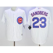 MLB Chicago Cubs 23 Ryne Sandberg White Home Stitched 2016 Majestic Cool Base Men Jersey