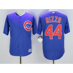 MLB Chicago Cubs 44 Anthony Rizzo Blue Cool Base Men Jersey