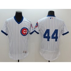 MLB Chicago Cubs 44 Anthony Rizzo No Name White Pullover 2016 Flexbase Majestic Baseball Men Jersey