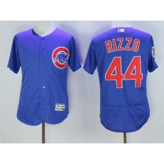 MLB Chicago Cubs 44 Anthony Rizzo Royal Blue Stitched 2016 Majestic Flex Base Men Jersey